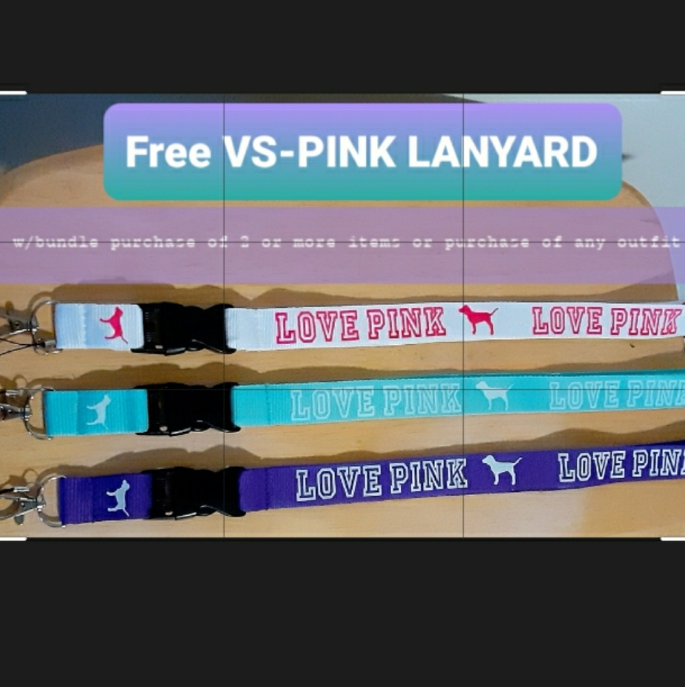 FREE VS- PINK LANYARD!!